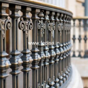 Luxury Brass Balcony Railing With Designer Finish House Khidki Design