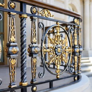 Custom Brass Railing Design For Premium Interiors Main Door Ventilation Grill Design
