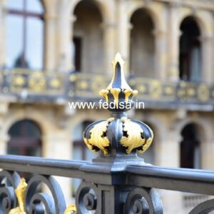 Modern Brass Staircase Railing With Unique Style Beautiful Grill Design