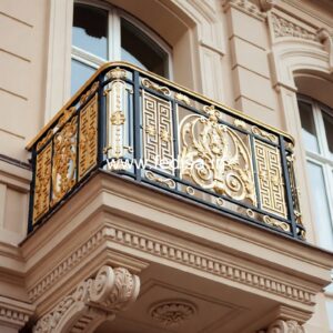 Stylish Brass Balcony Railing With Designer Look Khidki Door Design