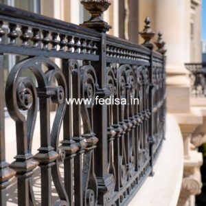 Designer Brass Handrail For Stylish Staircases Pvc Grill Design