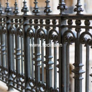 Elegant Brass Balcony Railing For Interior Decor Plain Grill Design