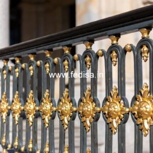 Premium Brass Balcony Railing With Elegant Look Home Grill Design Simple