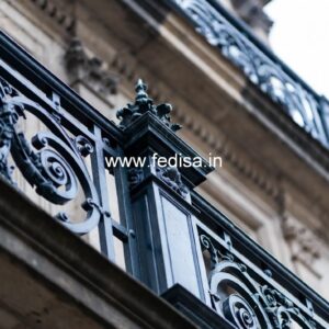 Elegant Brass Handrail For Luxury Staircases Grill Design Window Simple