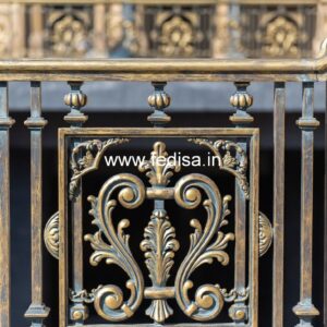 Brass Balcony Railing Design With Premium Style Door Grill Design 2026 Latest