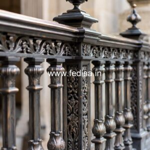 Designer Brass Railing Design For Luxury Villas House Roshandan Design