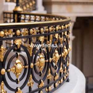 Decorative Brass Balcony Railing For Elegant Homes Main Door Gate Grill Design For Home