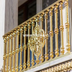 Designer Brass Balcony Railing With Unique Finish Window Ki Grill