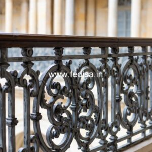 Elegant Brass Railing Design For High-end Homes Utility Grill Design