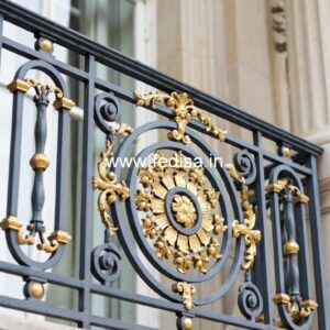 Decorative Brass Handrail For Stylish Staircases Grill Design Baranda