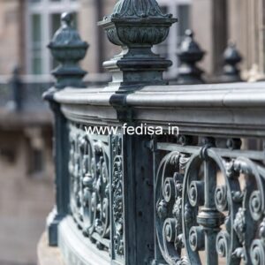 Designer Brass Balcony Railing For Premium Interiors General Grill Design