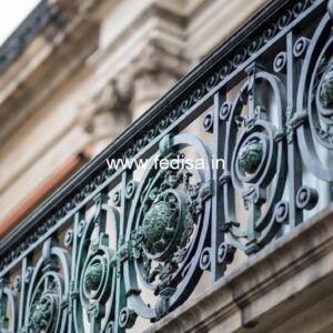 Stylish Brass Balcony Railing With Luxury Appeal Outside Window Grill Design