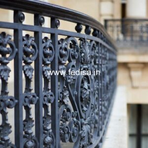 Stylish Brass Railing Design For Home Decor Bathroom Grill Design