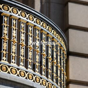 Custom Made Brass Railing Design Supplier Lightweight Grill Design