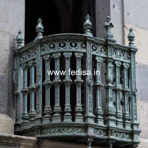 Designer Brass Balcony Railing For Homes Cnc Grill Design For Front Elevation