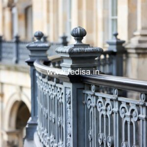 Decorative Brass Stair Railing For Villas Main Door Design Grill