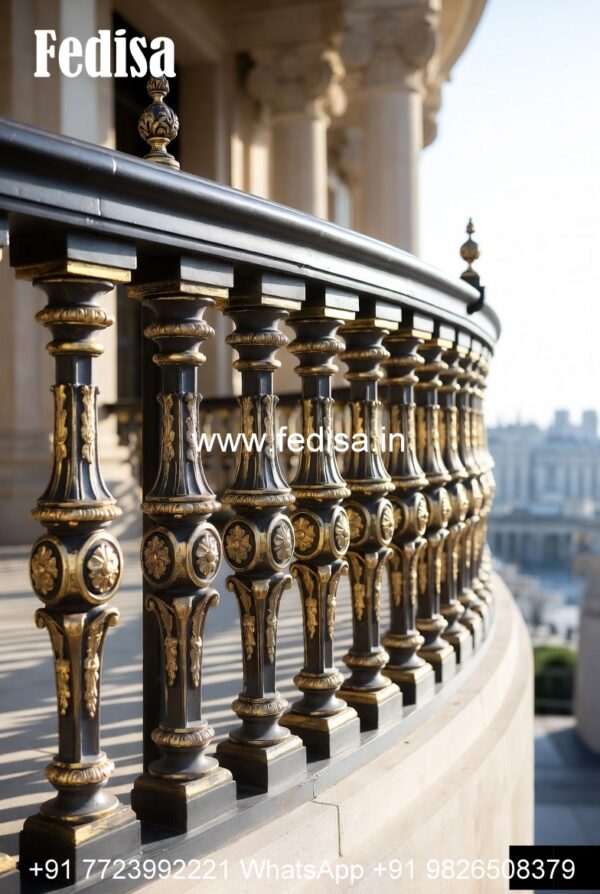 Outside Window Railing Close Design Brass Railing Design For Home Exterior Decor Simple Modern Window Grill ...