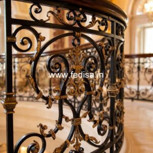 Modern Brass Handrail Design For Staircase Loha Window Grill Design