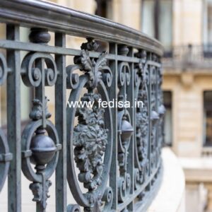 Brass Staircase Railing Design With Glass Panels Ss Grill Design For Staircase