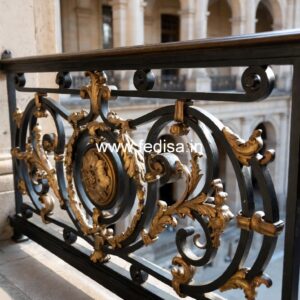 Designer Brass Railing For Premium Interiors Balcony Box Grill Design
