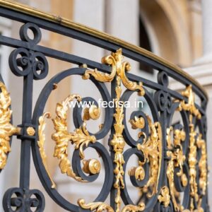 Designer Brass Staircase Railing For Modern Homes Grill Design Latest