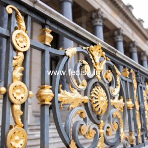 Stylish Brass Balcony Railing Design Ideas Square Pipe Window Design
