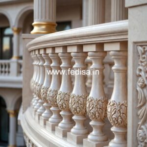 Premium Brass Balcony Railing For Homes Portico Grill Design For House