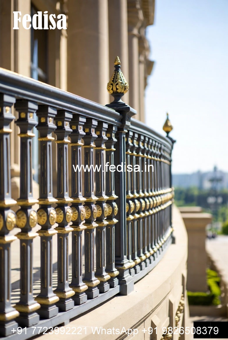 Designer Brass Handrail For Luxury Interiors Bamboo Grill Design