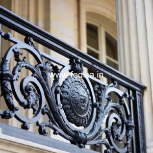 Traditional Brass Balcony Railing Design Safety Grill Window Design