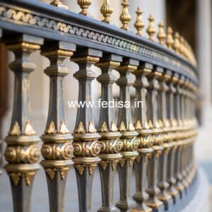 Decorative Brass Staircase Design Ideas Grills For Terrace Design