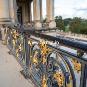 Premium Brass Railing Design For Villas Net Grill Design