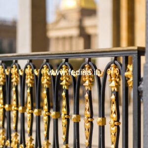 Modern Brass Balcony Railing Design House Front Steel Grill Design
