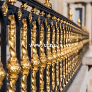 Designer Brass Balcony Railing Collection Silver Grill Design