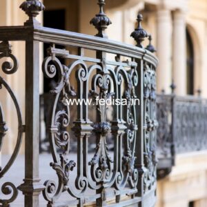 Heavy Brass Railing Design For Strong Support Ss Jali Door Design