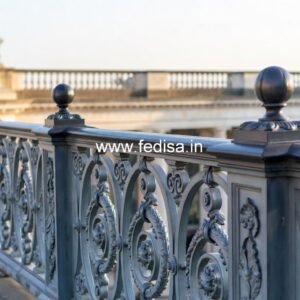 Antique Finish Brass Railing Design For Interiors Lawn Grill Design
