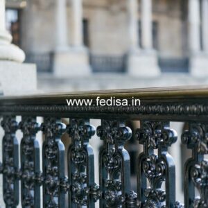 Stylish Brass Balcony Railing Design Ideas 4 By 4 Window Grill Design