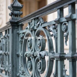 Modern Brass Railing For Interior Spaces Simple Grill Fence Design