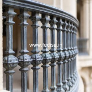 Brass Railing Design For Luxury Villas Entrance Grill Door Design