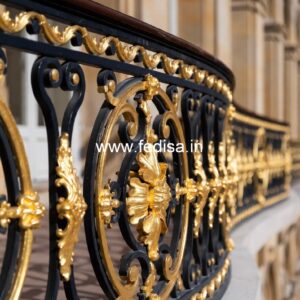 Designer Brass Balcony Railing Collection Home Outside Grill Design