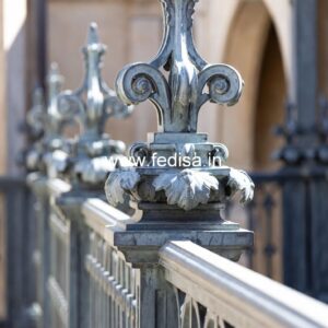 Brass Stair Railing Design With Premium Finish Loha Ka Grill Design