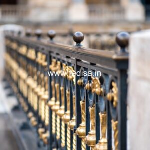 Custom Made Brass Balcony Railing Designs Double Door Iron Grill Design
