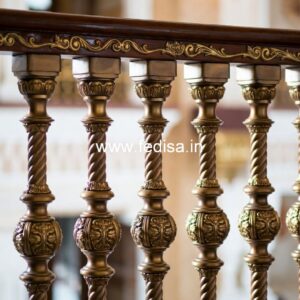 Brass Handrail Design With Luxury Appeal Brass Grill Design