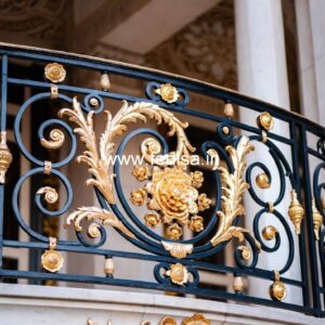 Premium Brass Railing Design For Interior Decoration MS Steel Grill Design