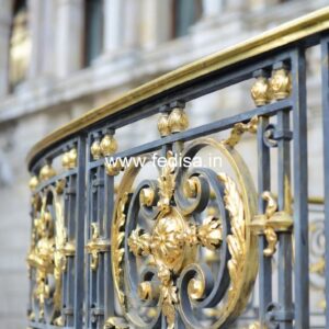 Designer Brass Staircase Handrail Ideas Grill Lohe Ki