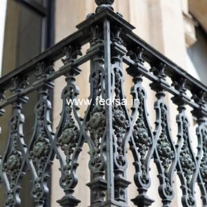 Brass Balcony Railing Design With Luxury Touch Grill Fencing Design