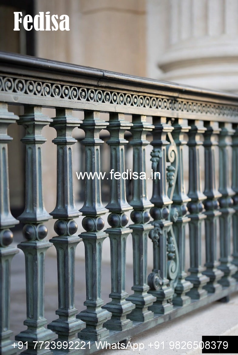 Antique Brass Railing Design With Royal Appeal Grill Catalog Design