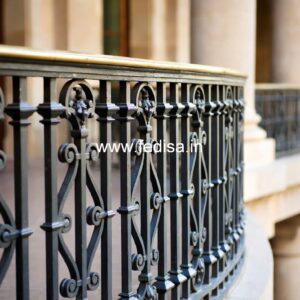 Elegant Brass Handrail Design For Interior Decor Grill Design Square Bar