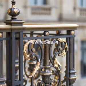Elegant Brass Railing Design For Premium Interiors Window Grill Iron Design