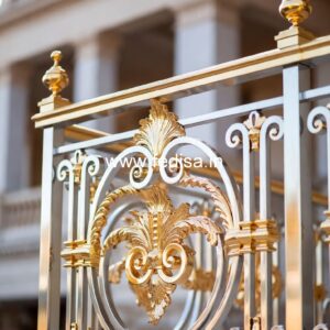 Luxury Brass Handrail Design For Modern Homes Steel Grill Catalog