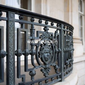Decorative Brass Stair Railing With Elegant Finish Design Of Grill For Veranda